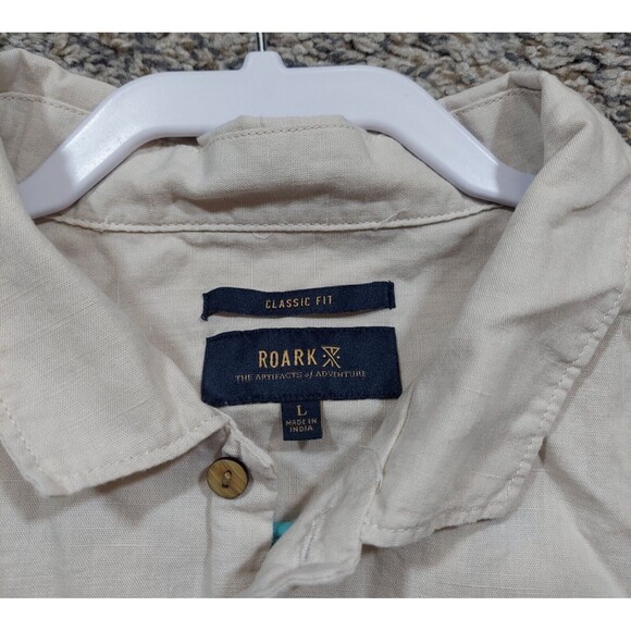 Roark Classic Fit Button Up Shirts Size Large The Artifacts of Adventure - Picture 9 of 13